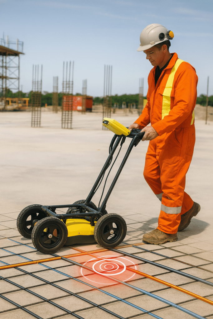 Our advanced GPR systems reveal embedded features