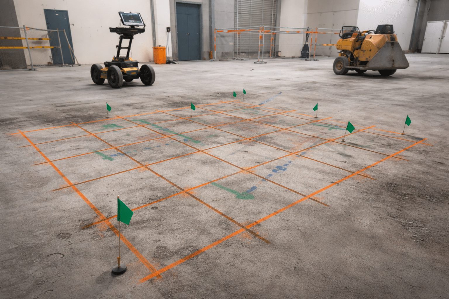 Concrete Scanning London Before Saw Cutting