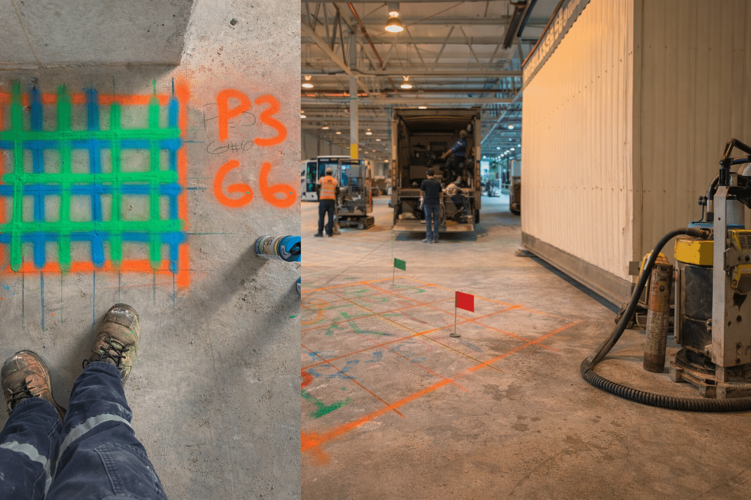 Commercial renovation site in London