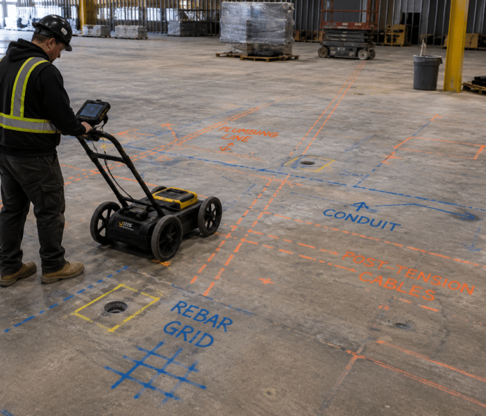 Concrete Scanning Before Cutting or Coring